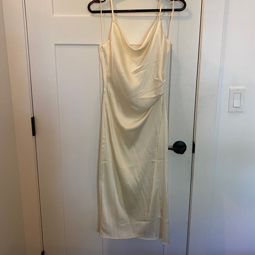 Chloe Midi Satin Dress